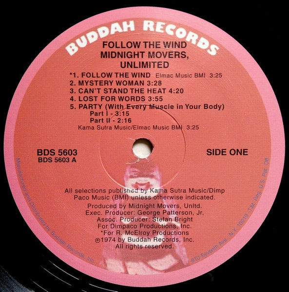 Midnight Movers Unlimited : Follow The Wind (LP, Album, RE)