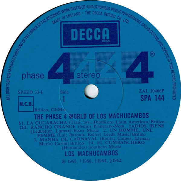 Los Machucambos : The Phase4 World Of Los Machucambos (LP, Comp)