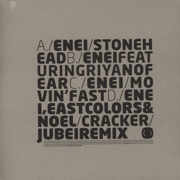 Enei : Stonehead EP (2x12", EP)