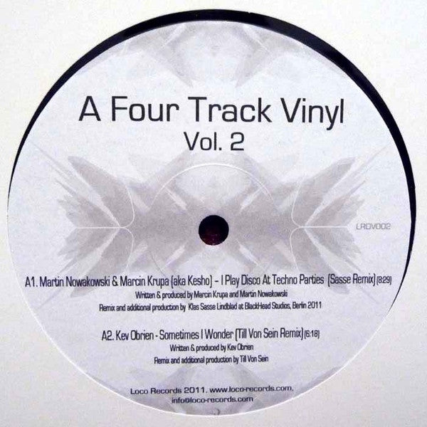 Various : A Four Track Vinyl Vol. 2 (12")