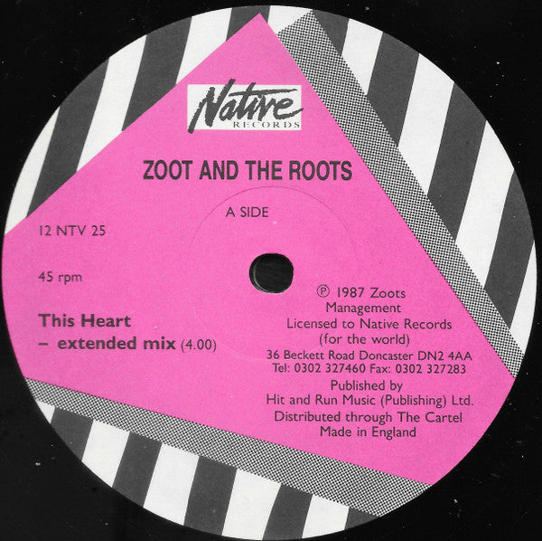 Zoot And The Roots : This Heart (12")