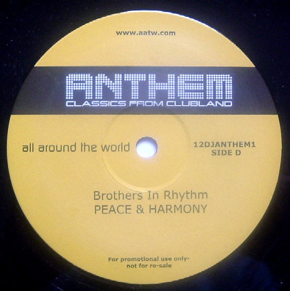 Various : Anthem Classics From Clubland (3x12", Promo)