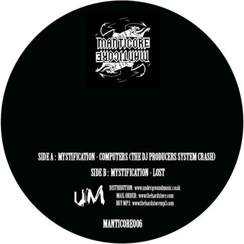 Mystification : Computers (The DJ Producer's System Crash) / Lost (12")