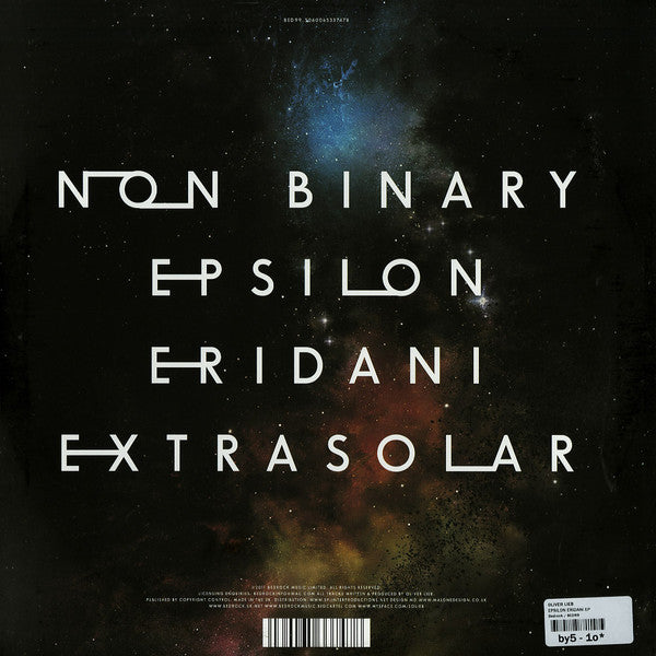 Oliver Lieb : Epsilon Eridani EP (12", EP)