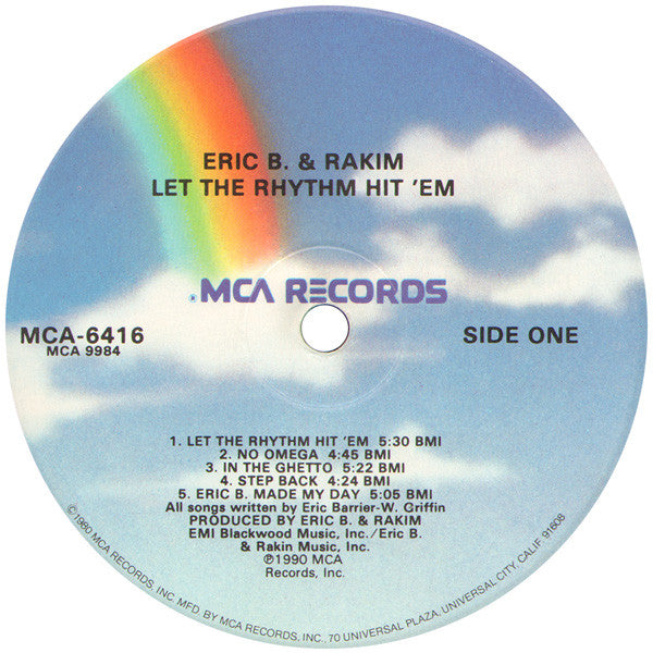 Eric B. & Rakim : Let The Rhythm Hit 'Em (LP, Album)