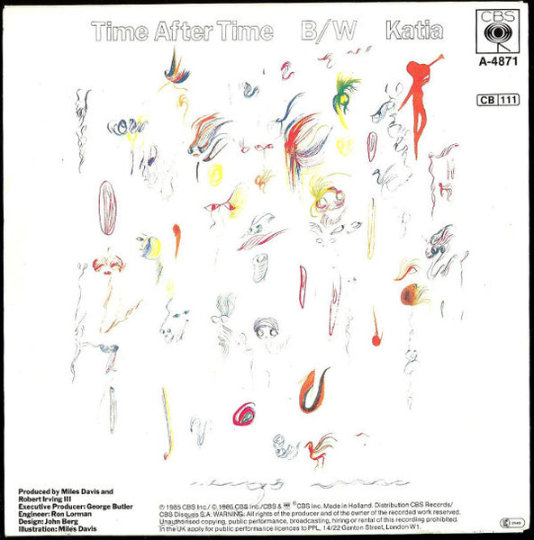 Miles Davis : Time After Time (7", Single)