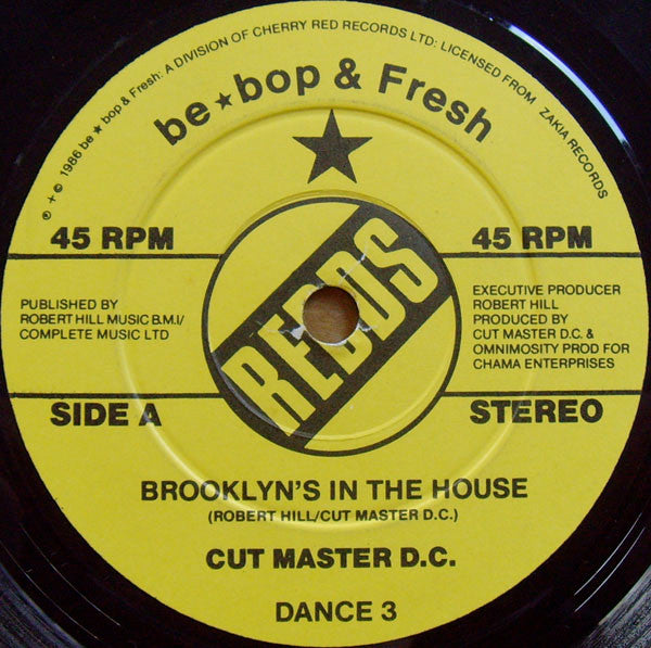 Cutmaster D.C. : Brooklyn's In The House (7")