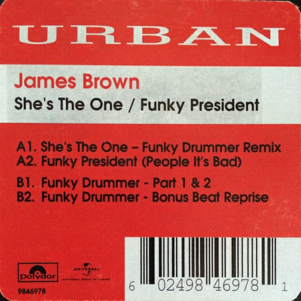 James Brown : She's The One / Funky President (12")