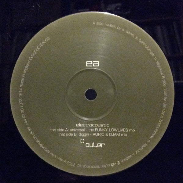 Electracoustic : Universal (12", EP)
