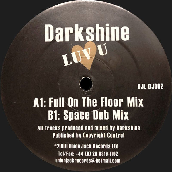 Darkshine : Love You (12", Ltd)