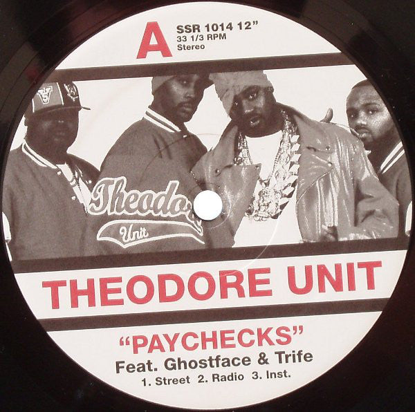 Theodore Unit : Paychecks / Wicked With Lead (12")