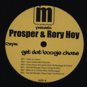Prosper (2) & Rory Hoy : Get Dat Boogie Chase (12", EP, Promo)