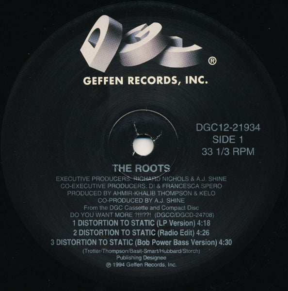 The Roots : Distortion To Static (12", RP)