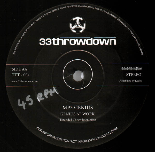 DJ Dren / MP3 Genius : Old Skoolin' (Part Two) (12")