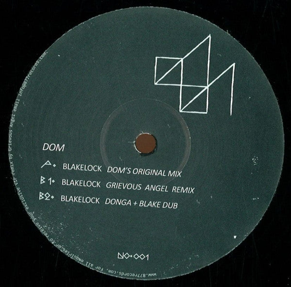Dom (8) : Blakelock EP (12", EP)