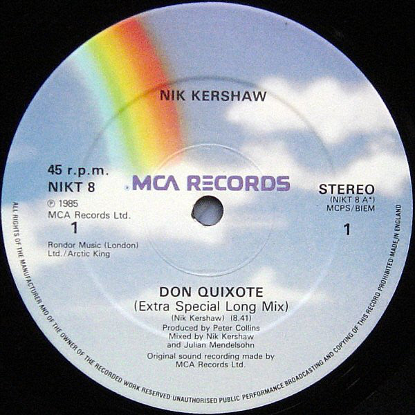 Nik Kershaw : Don Quixote (12", Single)