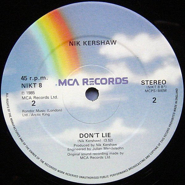 Nik Kershaw : Don Quixote (12", Single)