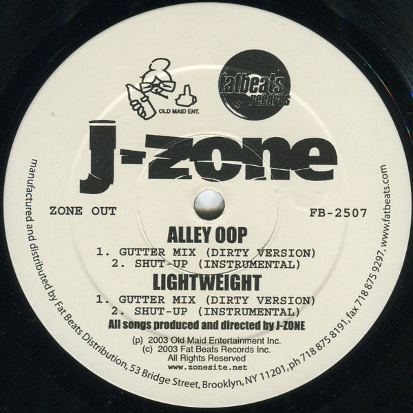 J-Zone : Choir Practice / Alley Oop / Lightweight (12")