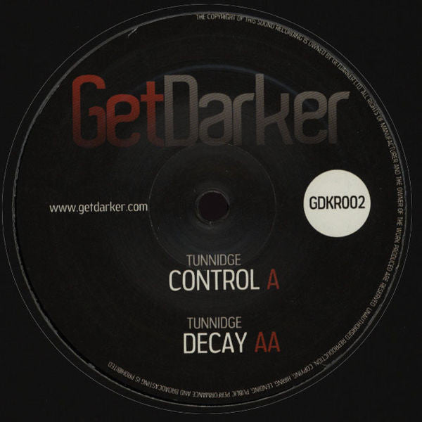 Tunnidge : Control / Decay (12")