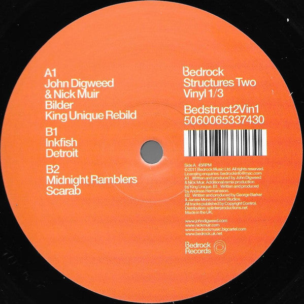 Various : Bedrock Structures Two (12", Comp, Ltd, 1/3)