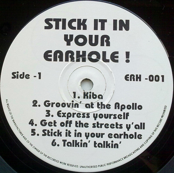 Various : Stick It In Your Earhole! (LP, Comp, Unofficial)