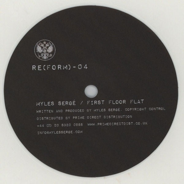 Myles Sergé : First Floor Flat (12", Ltd, Whi)