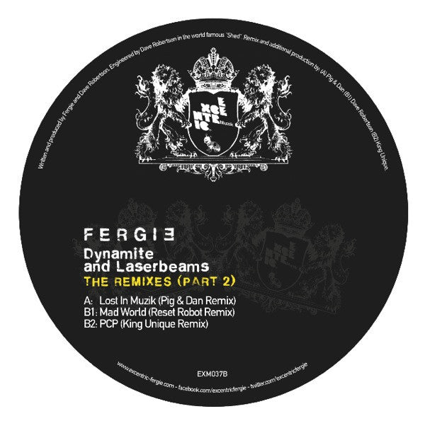 Fergie : Dynamite And Laserbeams The Remixes (Part 2) (12")
