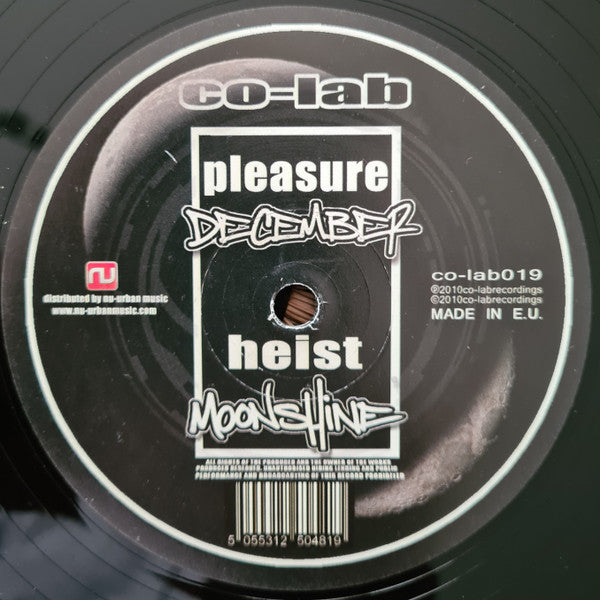 DJ Pleasure (2) / Heist : December / Moonshine (12")
