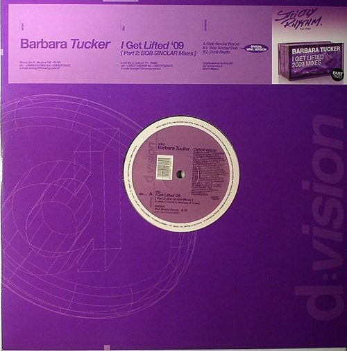 Barbara Tucker : I Get Lifted '09 [Part 2: Bob Sinclar Mixes] (12")