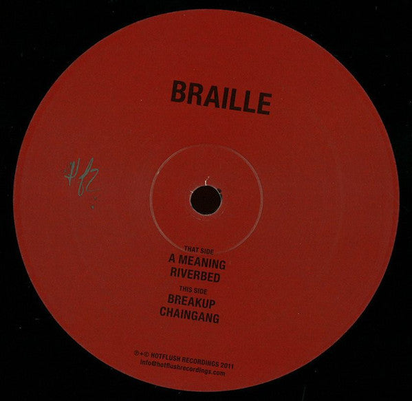 Braille (5) : A Meaning EP (12", EP)