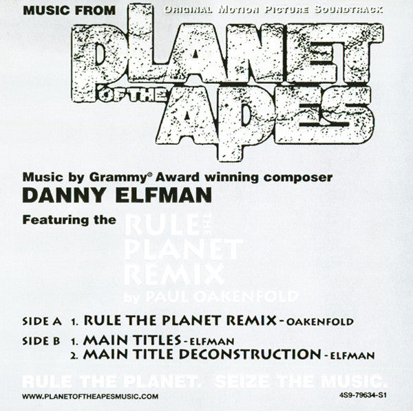 Danny Elfman : Original Motion Picture Soundtrack Planet Of The Apes (12")