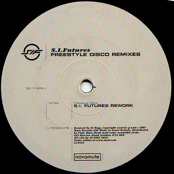 S.I. Futures : Freestyle Disco Remixes (12")