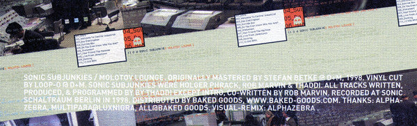 Sonic Subjunkies : Molotov Lounge (LP, Album)