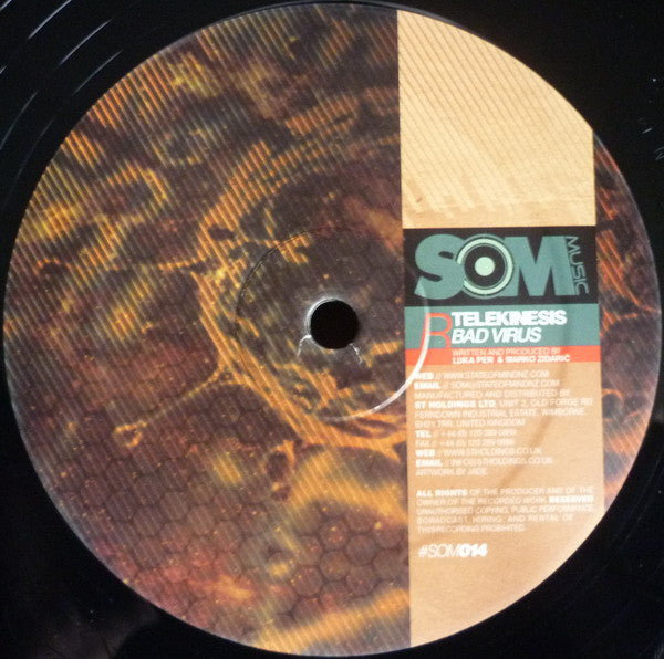 State Of Mind (8) / Telekinesis (3) : Quasars / Bad Virus (12")