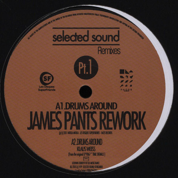 James Pants / Tom Noble (3) / Klaus Weiss : Selected Sound Remixes Pt.1 (12")