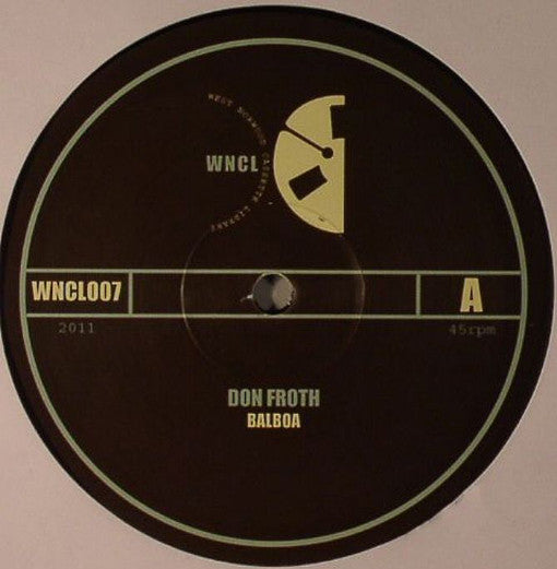 Don Froth : Balboa / Von (10")