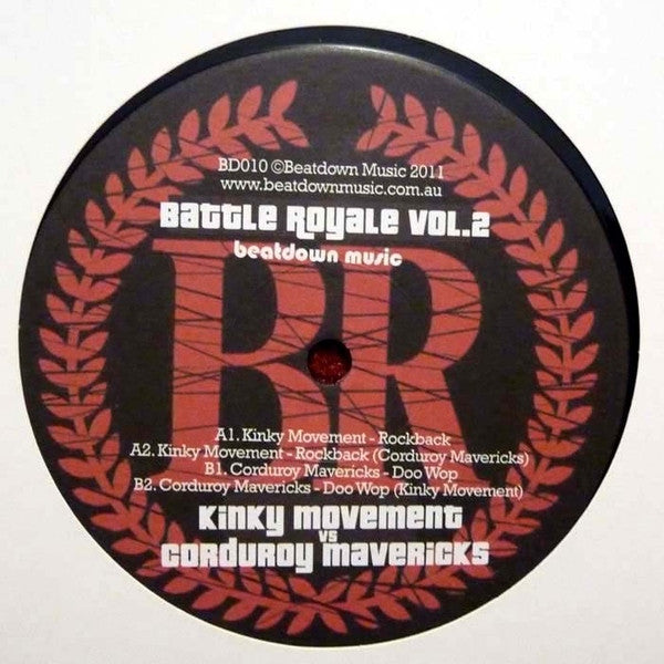 Kinky Movement vs Corduroy Mavericks : Battle Royale Vol. 2 (12")