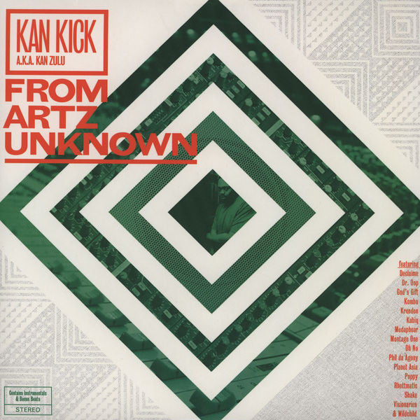 Kan Kick : From Artz Unknown (3xLP, Album, Ltd, RE)