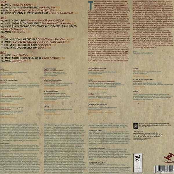 Quantic : The Best Of Quantic (2xLP, Comp + 2xCD, Comp)