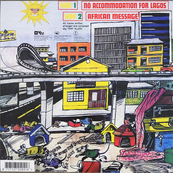 Tony Allen Plays With Africa 70 : No Accommodation For Lagos (LP, Album, RE)