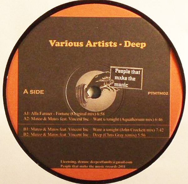 Alla Farmer / Mateo & Matos Feat. Vincent Inc : Deep (12")