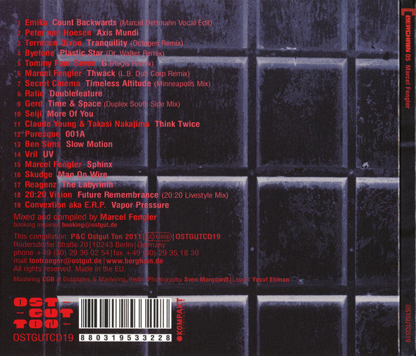 Marcel Fengler : Berghain 05 (CD, Comp, Mixed)