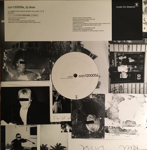 DJ Disse : Egyptian Disco (12")