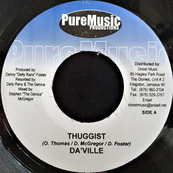 Daville / G Money (2) : Thuggist / Horney (7")