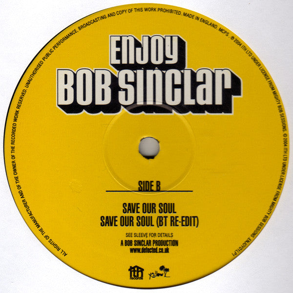 Bob Sinclar : Enjoy (Pt. 1) (2xLP, Comp)