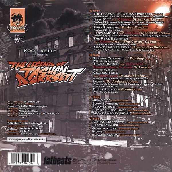 Kool Keith Presents Tashan Dorrsett : The Legend Of Tashan Dorrsett (2xLP)