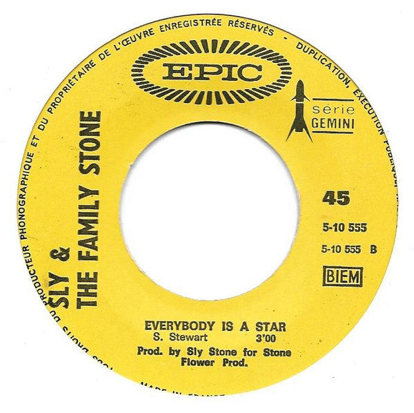 Sly & The Family Stone : Thank You  (7", Single)