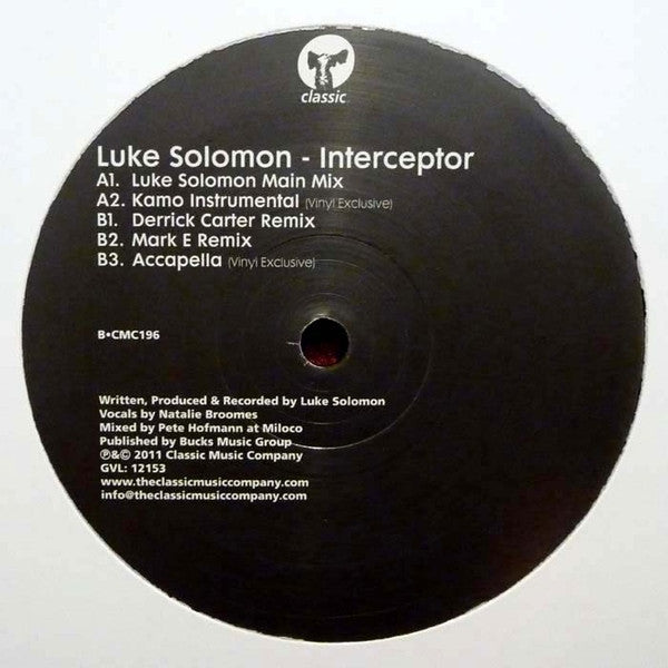 Luke Solomon : Interceptor (12")