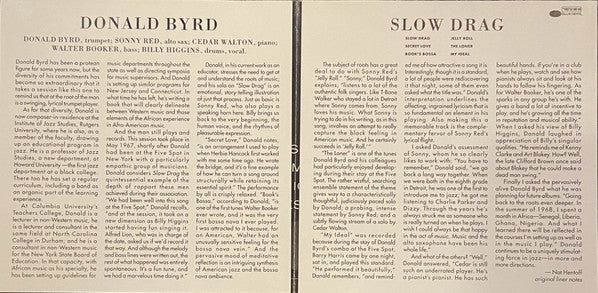 Donald Byrd : Slow Drag (CD, Album, RE, RM)