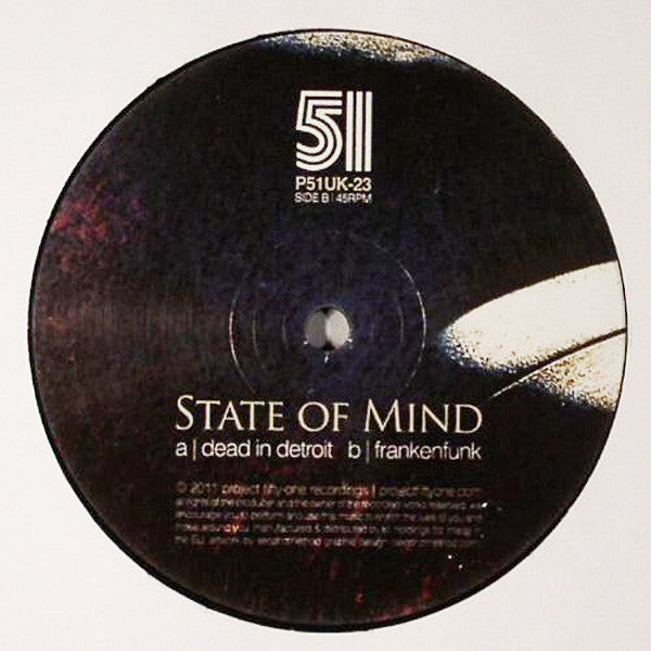 State Of Mind (8) : Dead In Detroit / Frankenfunk (12")